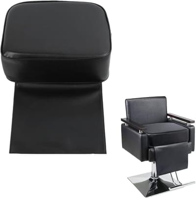 Verstelbare Kinderstoel voor Kapsalon - Comfortabele Booster Seat voor Haarstyling en Knippen - Ideaal voor Kinderen in Schoonheidssalons (Zwart)