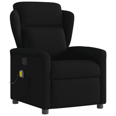 vidaXL - Massagestoel - verstelbaar - stof - zwart
