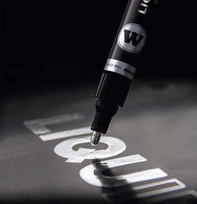 Molotow Hobbyverf - 703106 Liquid Chrome 3 mm - Kalligrafie - Marker Marker Pen
