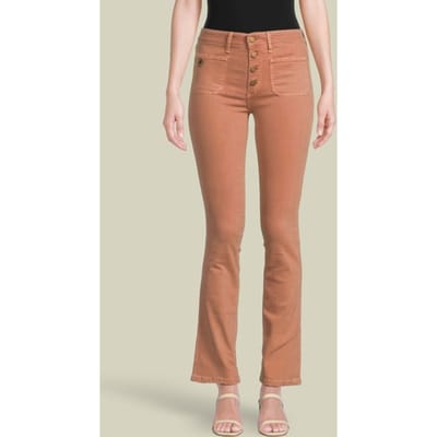 Lois Gaucho-bt 6491 Megalia Shot Dusty Coral Size: W25L32 | Flared Outlet | Dames | Bruin