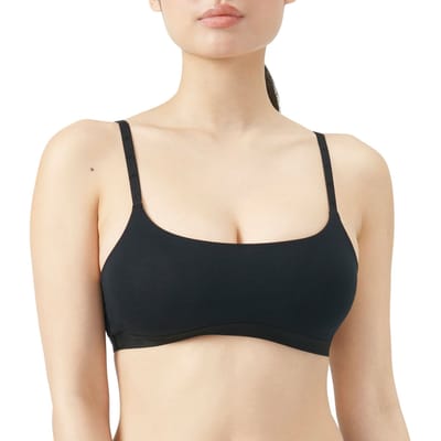 adidas Sportswear SCOOP BRALETTE - Sport Active Essentials Cotton – Damen Onderbroek - zwart