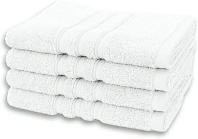 Handdoekenset Katoen - Badhanddoeken Set - Dagelijks Gebruik - 500 g/m² Dicht Materiaal - 40 x 70 cm - Wit
