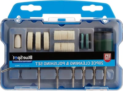 Reinigings- en Polijstkit - Accessoireset Polijstmachine - Oppervlakken Afwerken - Multifunctioneel 7 Delig - 20 Stuks - Multicolor