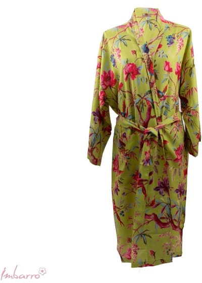 Imbarro Home & Fashion Kimono Royal Paradise Apple – Luxe Viscose Dames Kimono One Size – Handmade & Elegant