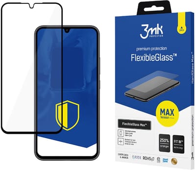 Hybride glas voor Samsung Galaxy A34 5G – 3mk FlexibleGlass Max