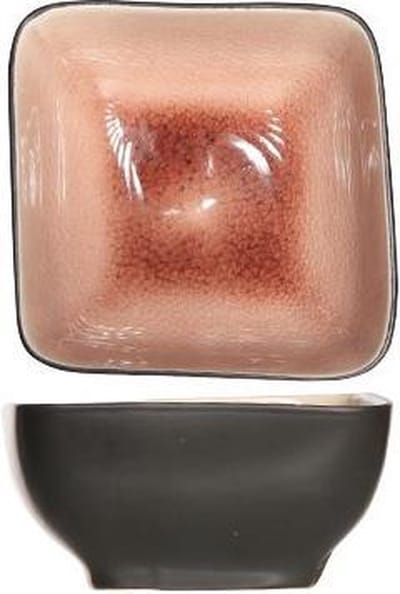 Laguna Old Rose Schaal Vierkant 7,5x7,5cm ( Set van 6 )