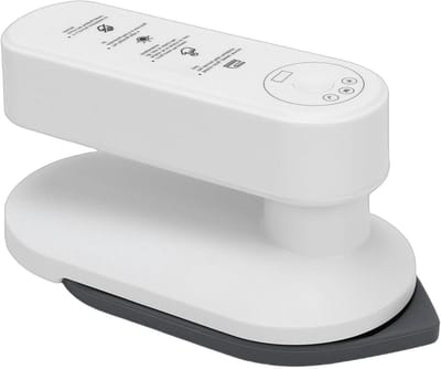 Draagbaar Strijkijzer - Mini Strijkijzer Reisstrijkijzer - Kreukvrije Kleding - Draadloos met Batterij - Compact Formaat - Wit
