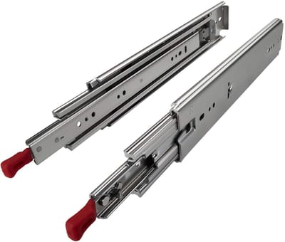 1 Paar (2) Volledig uitschuifbaar Ladegeleider KV1-250-H76-L305-LC Lengte 305 mm Draagkracht 250 kg gegalvaniseerd van SOTECH