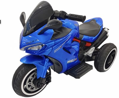 Elektrische kindermotor - 6V - 3-wiel - met geluid & licht – in 5 kleuren