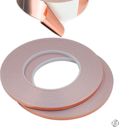 Equivera Kopertape - Kopertape Slakken - Kopertape tegen Slakken - Koper Slakken - Koper Tape - Anti Slakken Tape - Tape tegen Slakken - Planten Bescherming - Anti Slakken - Slakkenval - Anti Insect Kopertape - Anti Insect Tape