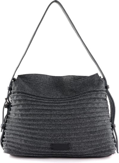 FREDsBRUDER Schoudertas FLT Riffel Skizzle Shoulderbag Dark Grey Donkergrijs