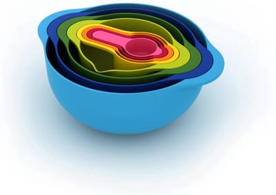 Schalenset met Maatbekers - 8-delig - Multifunctioneel - Joseph Joseph | Duo