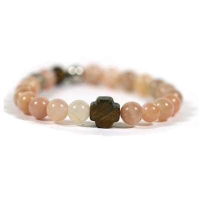 Heaven Eleven KIDS - meisjes - armband - edelsteen - 6mm - 14cm