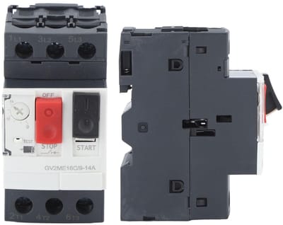 Dailygoody - Motorstroomonderbreker - Overbelasting Beveiliging - 35 Mm Geleiderail - AC 690V - Kortsluitbeveiliging - Geschikt voor Diverse Motortoep...