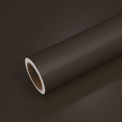 Zelfklevend Behang - Contact Papier Meubelstickers - Muren en Meubels Opknappen - Waterdicht en Dik Vinyl - 40x300 cm - Donkerbruin