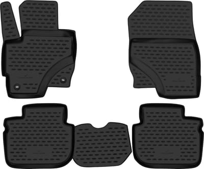 Walser Rubberen Voetmatten XTR geschikt voor Mitsubishi Colt VI Facelift 2008-12/2012