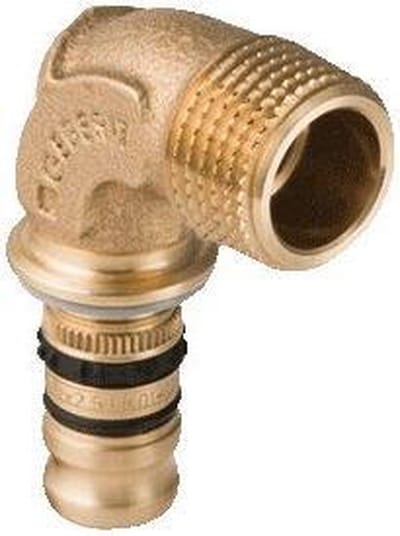 Geberit mepla bend AV / multimedia paneel 90° with male thread: d=26mm r=3
