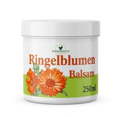 Herbamedicus Calendula Balsem - 250ml - Goudsbloemzalf voor Droge Huid & Kloven