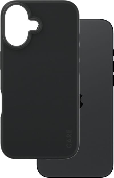 PanzerGlass CARE™ by ® Case Black iPhone 16 mobiele telefoon behuizingen Hoes Zwart