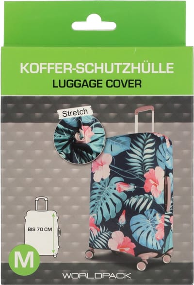 Worldpack Luggage Cover Kofferhoes M Flowers