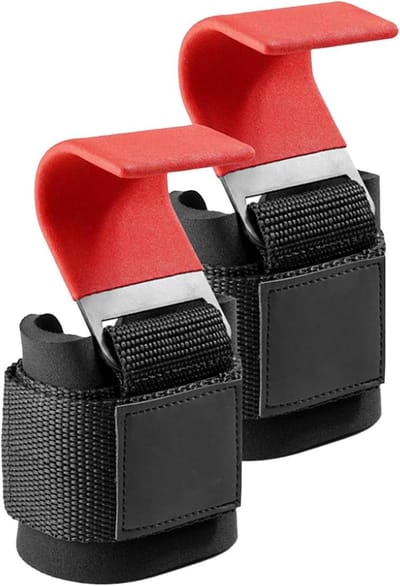 Dailygoods - Optrekhaken Krachttraining - Set van 2 Fitness Lifting Straps voor Deadlift