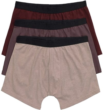 JP 1880 - Heren - Midpants FLEXNAMIC® OEKO-TEX set van 3 onderbroek - Chocolade - Maat 3XL