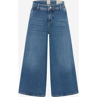 Brax Dames Culotte  Style MELLI S USED LIGHT BLUE, denim lichtblauw, maat 38