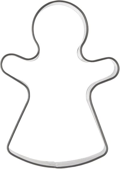 Koekjessnijder Edelstaal Pop 6,8 cm - Vormen - Uitsteekvorm - Cookie - Cutter - Uitsteekvormpjes - Koekjes - Bakken