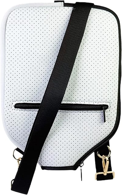 Pickleball-rackethoes - Neopreen pickleball-racketbeschermer | Pickleball-rackethoes met ritssluiting voor buitensporten | Schoudertas van duikstof | Unisex schokbestendige pickleball-racketbeschermer