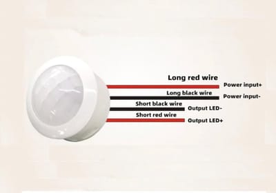 Automatische PIR Motion licht Sensor 12V -24V