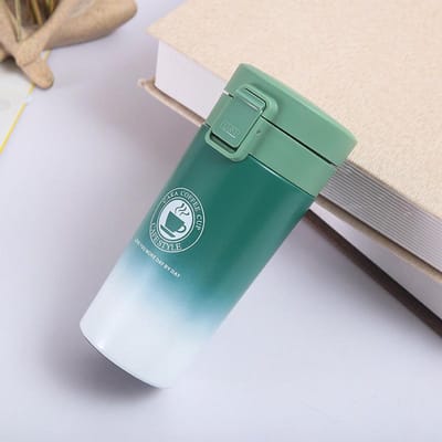 De Nieuwe Eerste Generatie Gradiënt Koffiekop Bouncing Deksel Mok Auto Draagbaar Kantoor Cadeau Bekers. 501-600ml