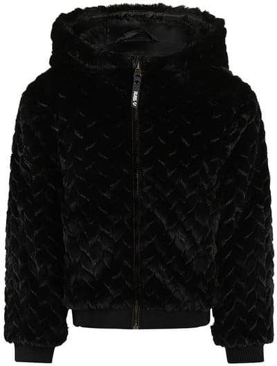No Way Monday Meisjes Jas - Black