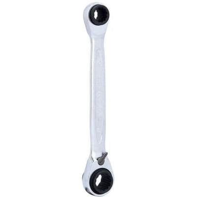 KS Tools 503.4656 4in1 GEARplus Dubbele ratelringsleutel, omschakelbaar, 8x10-12x13mm