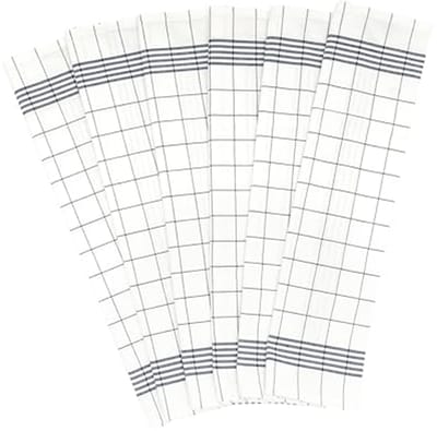 Katoenen Keuken Theedoeken - Keukendoeken Set - Keukenwerk - Zeer Absorberend - 6 Stuks - Blauw