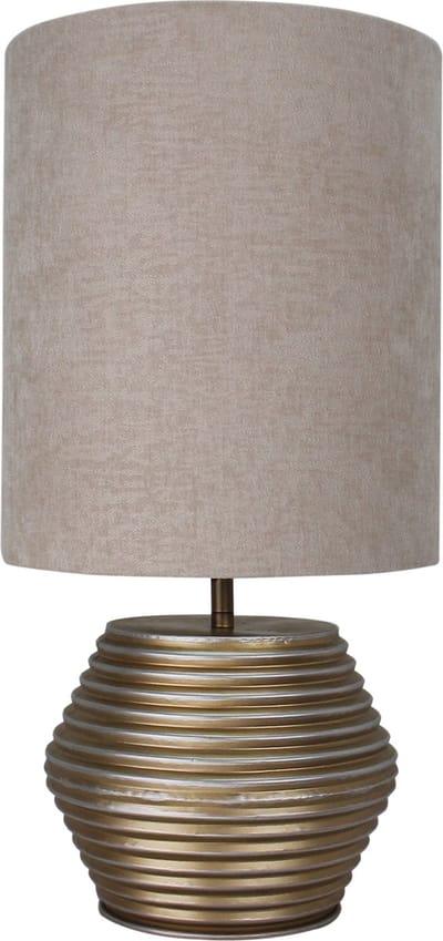 Chericoni Modena Tafellamp - 1 lichts - Ø 25 cm - Goud / Creme