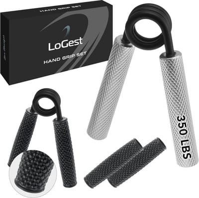 Metalen handgriptrainer 45-158 kg - Antislip gripversterker voor thuisgym