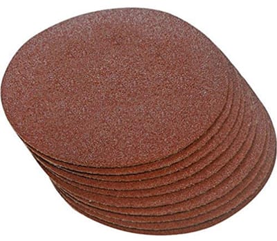 Klittenbandslijpschijven 300 mm - 10 stuks, korrel 120 voor slijp- en polijstmachines