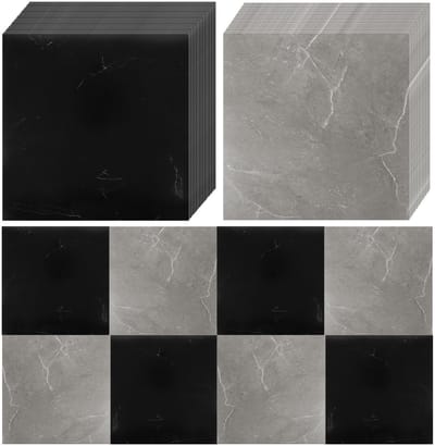 Dailygoods- Vloertegels 40 stuks - Zelfklevend 30 x 30 cm - Vinylvloer - Marmerlook - Waterdicht - Robuust materiaal