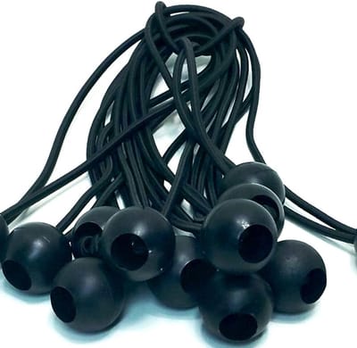 spanrubbers 10 stuks 18,5 cm wreef rubberen houder voor paviljoen en tent (zwart)