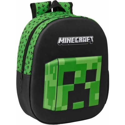 Safta Minecraft 8.64l 32x43x14 Cm Rugzak Groen Kinderen