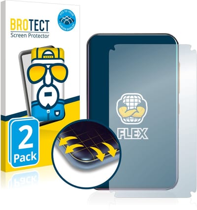 BROTECT - Screenprotector voor Timmkoo Q3E - Folie Beschermfolie transparant volledig dekking - 2 Stuks