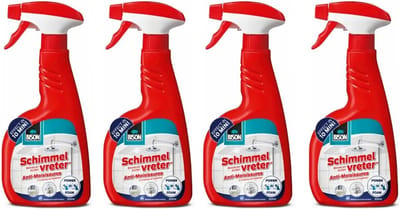 4 stuks Bison® Air max schimmelvreter foam & spray 500ml + KD spons