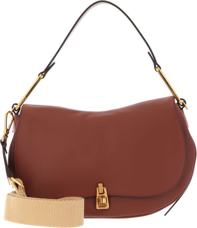 COCCINELLE Leren Schoudertas Magie Selleria Handbag Brule Bruine