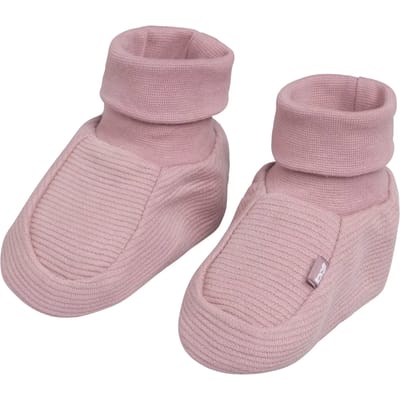 Baby's Only Slofjes Pure - Oud Roze - 3-6 mnd - 100% ecologisch katoen - GOTS
