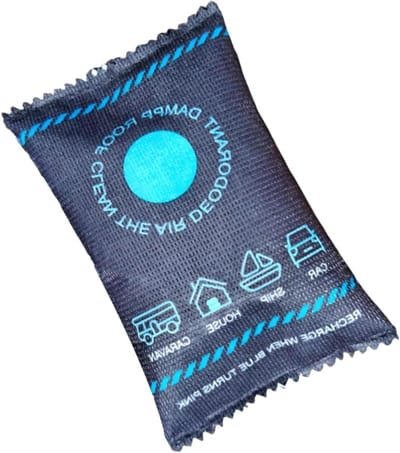 Auto Ontvochtiger - Vochtvreter Zak - Vocht In Auto - Herbruikbaar Silicagel - 100g - Blauw