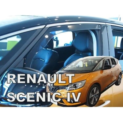 Déflecteurs d'air - J&J AUTOMOTIVE - Renault Scenic 4 - Fumé - Acrylique renforcé - Installation facile