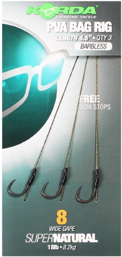 Solidz PVA Bag Rigs Wide Gape Korda Karper Onderlijn - Onderlijn Karper - Karper Onderlijn Compleet - Karper Rigs - Karper Rig - Karperonderlijn