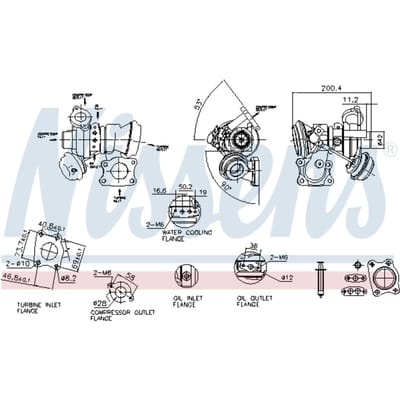 Supercharger, drukvulling NISSENS 93283