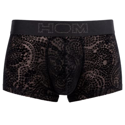 HOM heren temptation microfiber boxer rhapsody zwart