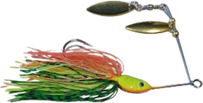 Xplosion- Spinnerbait 1 stuk - 14 gram/ 10 cm - Geel - Groen - Oranje